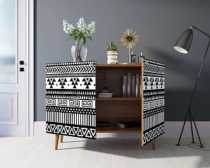 красивые Комод "Berber" две дверки 19 принт арт BB04/Print_19 на заказ