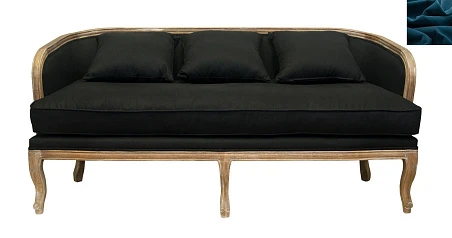 купить Диван ретро синий Nora