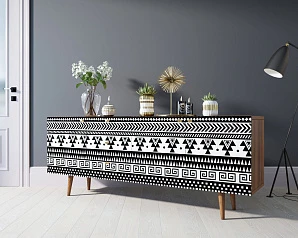 фото Комод "Berber" удлиненный принт 19 арт BB11/Print_19
