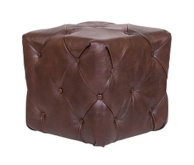 заказать Дизайнерский пуф Amrit Brown Leather