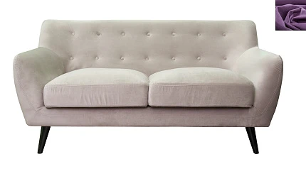 Диван с мягкими подлокотниками Albert 6 фиолетовый 85х47ч56 см в интернет-магазине