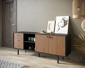 купить Комод с дверками и нишей "Emerson" арт EM15 в интернет-магазине