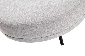 купить Пуф HUBSCH круглый светло-серый арт 100705