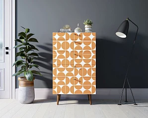 красивые Комод высокий "Berber" принт 14 арт BB10/Print_14 в интернет-магазине