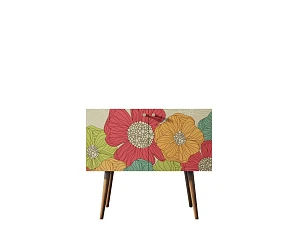 Комод на высоких ножках "Berber" малый принт 5 арт BB13/Print_05 на заказ