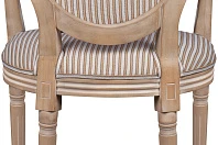 купить Мягкий стул с подлокотниками Volker Arm Orange Pinstripe в интернет-магазине