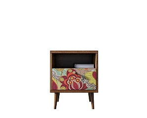заказать стильные Тумбочка "Berber" с одним ящиком 6 принт арт BB06/Print_06, разноцветная