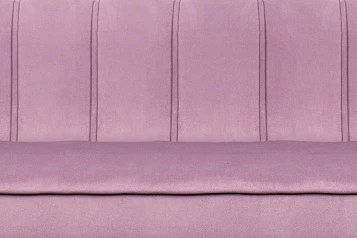 Диван ракушка Pearl Triple Pink на черных ножках