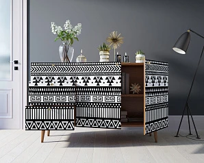 заказать Комод "Berber" с двумя дверками и ящиками принт 19 арт BB17/Print_19