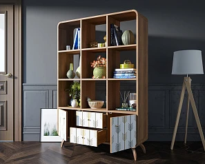 купить красивый Стеллаж "Ellipse" принт 2 арт EL13/print_2