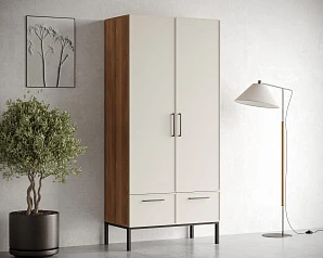 купить стильный Шкаф двухстворчатый  с ящиками "Nicole" NR26