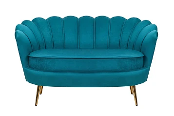 стильный Диван ракушка Pearl Double Marine Velvet