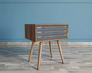 купить красивые Тумба для прихожей "Bruni Black" с тремя ящиками в интернет-магазине