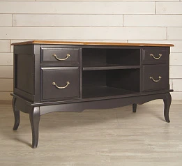 фото Комод под TV «Leontina Black»  арт ST9328BLK в интерьере
