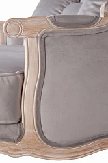 Двухместный дизайнерский диван Brody Double grey