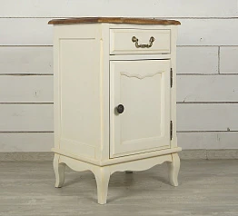 купить Прикроватная тумба "Leontina" с ящиком и дверцей арт ST9323 в интернет-магазине