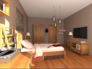 купить Комплект спальни из коллекции мебели "Gouache"  арт 1110