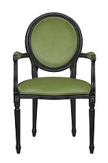 купить красивый Мягкий стул с подлокотниками Delo Kora Arm Green в интернет-магазине