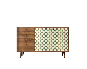 купить Комод "Berber" с двумя дверками и ящиками 24 принт арт BB05/Print_24
