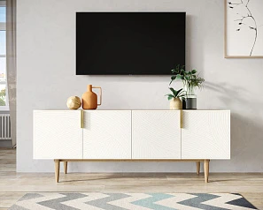 фото Комод под TV с четыремя дверками "Line" LN06/GR1/beige