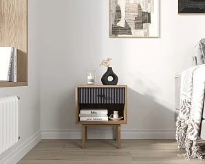 фото Тумбочка с верхним ящиком "Emerson" арт EM11/7024/L