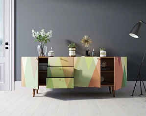 купить стильные Комод "Berber" удлиненный принт 16 арт BB11/Print_16