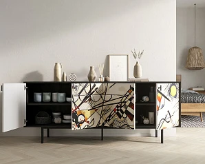заказать стильные Комод с четыремя дверками "Emerson" by Kandinsky арт EM01/Print_01