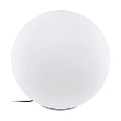 фото Уличный напольный светильник MONTEROLO-Z, E27, 1X9W, IP65, H600, ?600, пластик, белый