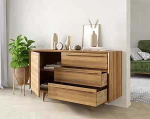фото Комод "Bruni" с ящиками и дверкой арт BR-02 в интерьере