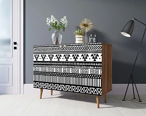 красивые Комод "Berber" две дверки 19 принт арт BB04/Print_19 на заказ