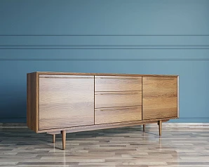 заказать Комод "Bruni" с тремя ящиками и дверками арт BR-03 в интернет-магазине