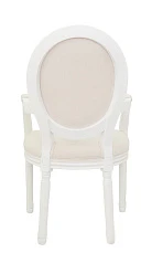 купить Мягкий стул с подлокотниками Volker Arm Beige and White