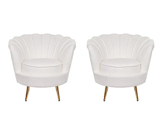 заказать стильное Комплект кресел ракушка Pearl Beige