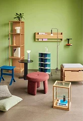 БАНКЕТКА BIFI HUBSCH, СВЕТЛО - СЕРЫЙ / НАТУРАЛЬНЫЙ