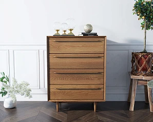 купить красивый Комод в Скандинавском стиле "Bruni" на четыре ящика арт BR08