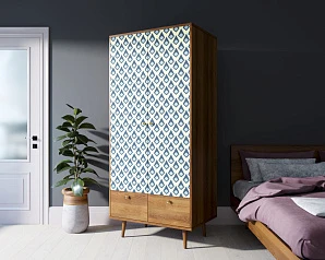 фото Шкаф двухстворчатый "Berber" принт 13 арт BB16/Print_13