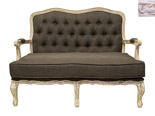 Двухместный дизайнерский диван Yareli Brown V2 на заказ в интернет-магазине