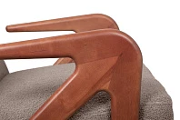 Кресло коричневое современное Arrow BR V2