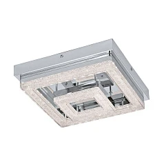 купить 95659 Светодиодный потолочный светильник FRADELO, 12W (LED), 240х240, сталь, хром/пластик с кристал., хром в интернет-магазине