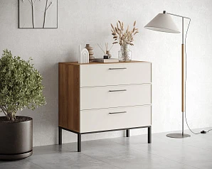 красивый Комод с тремя ящиками "Nicole" NLN12
