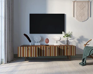 красивые Комод "Berber" с ящиками низкий под TV принт 20 арт BB19/Print_20 на заказ