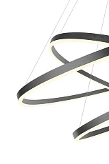 Люстра Orblaze 3 rings 800 black в интернет-магазине
