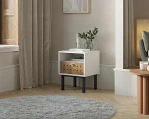 красивые Тумбочка с ящиком KOTO арт KT01 Белый на заказ