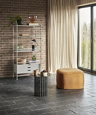 заказать стильные Пуф квадратный HUBSCH оранжевый арт 021212