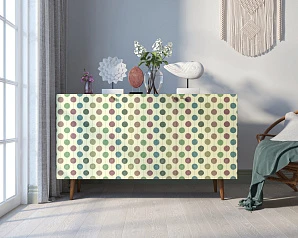 красивые Комод "Berber" три дверки 24 принт арт BB01/Print_24