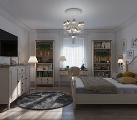 заказать Спальня "odri" с рабочей зоной арт od400 в интернет-магазине