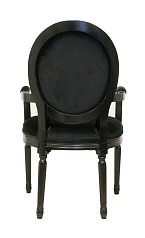 купить красивый Мягкий стул с подлокотниками Diella Black Velvet
