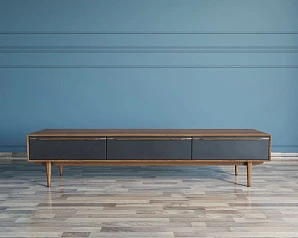 купить Консоль под TV "Bruni Black" с ящиками арт BR-21Black в интернет-магазине