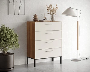 Комод вертикальный с четырьмя ящиками "Nicole" арт NEM18 на заказ в интернет-магазине