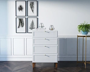 Комод "Andersen" вертикальный арт AN07WH на заказ